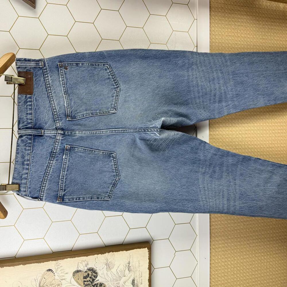 Madewell The Perfect Vintage Straight High-Waisted Distressed Jeans - Size - 29 - Picture 2 of 7